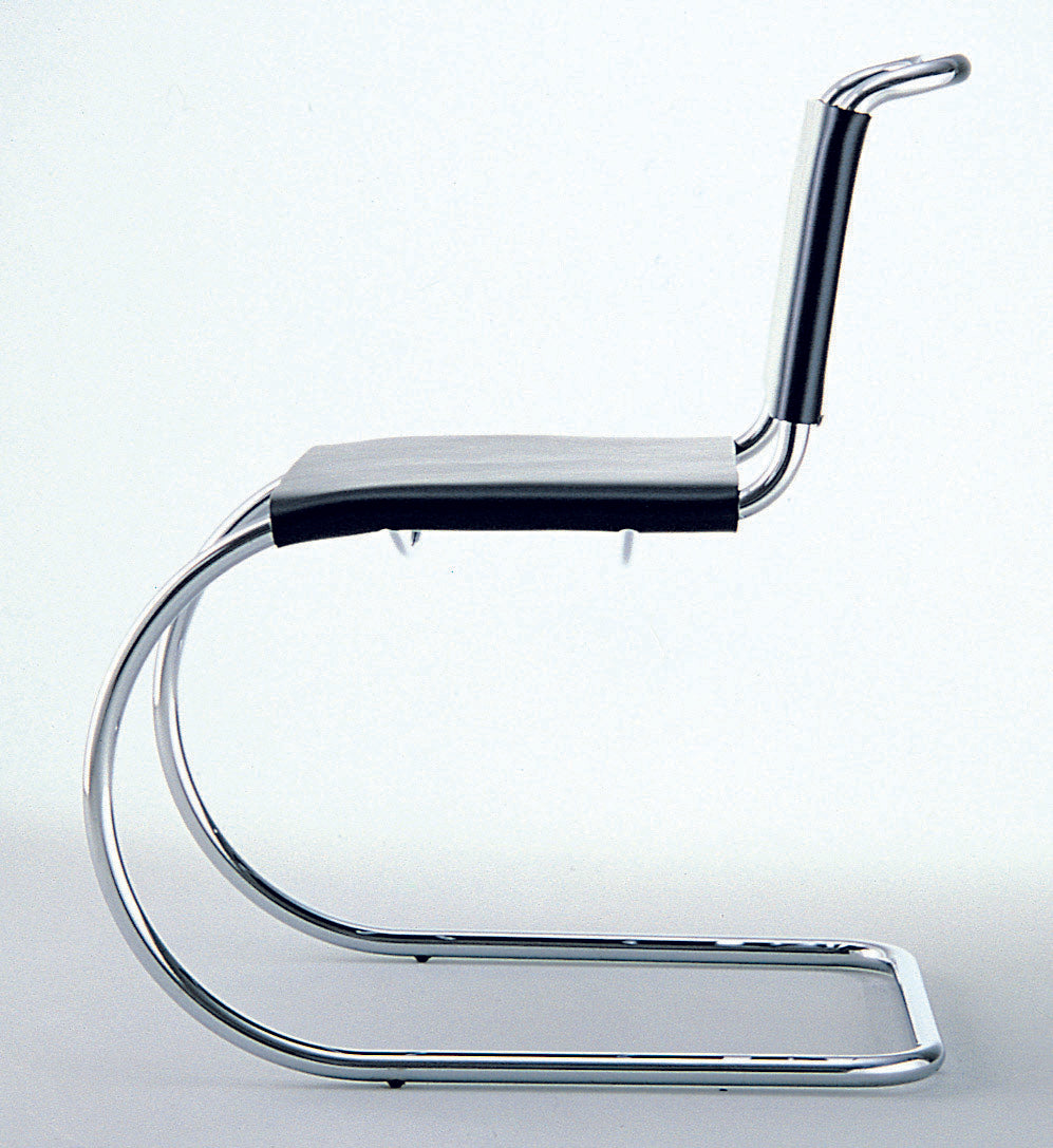 Curved Leather Armchair by Mies Van Der Rohe | Urban Architecture Masterworks Collection