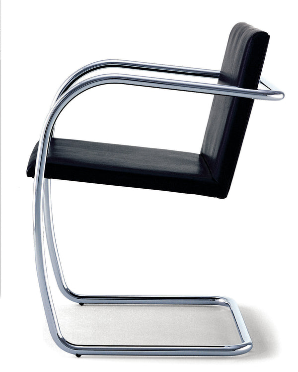 Chrome & Leather Armchair 20 by Mies Van Der Rohe