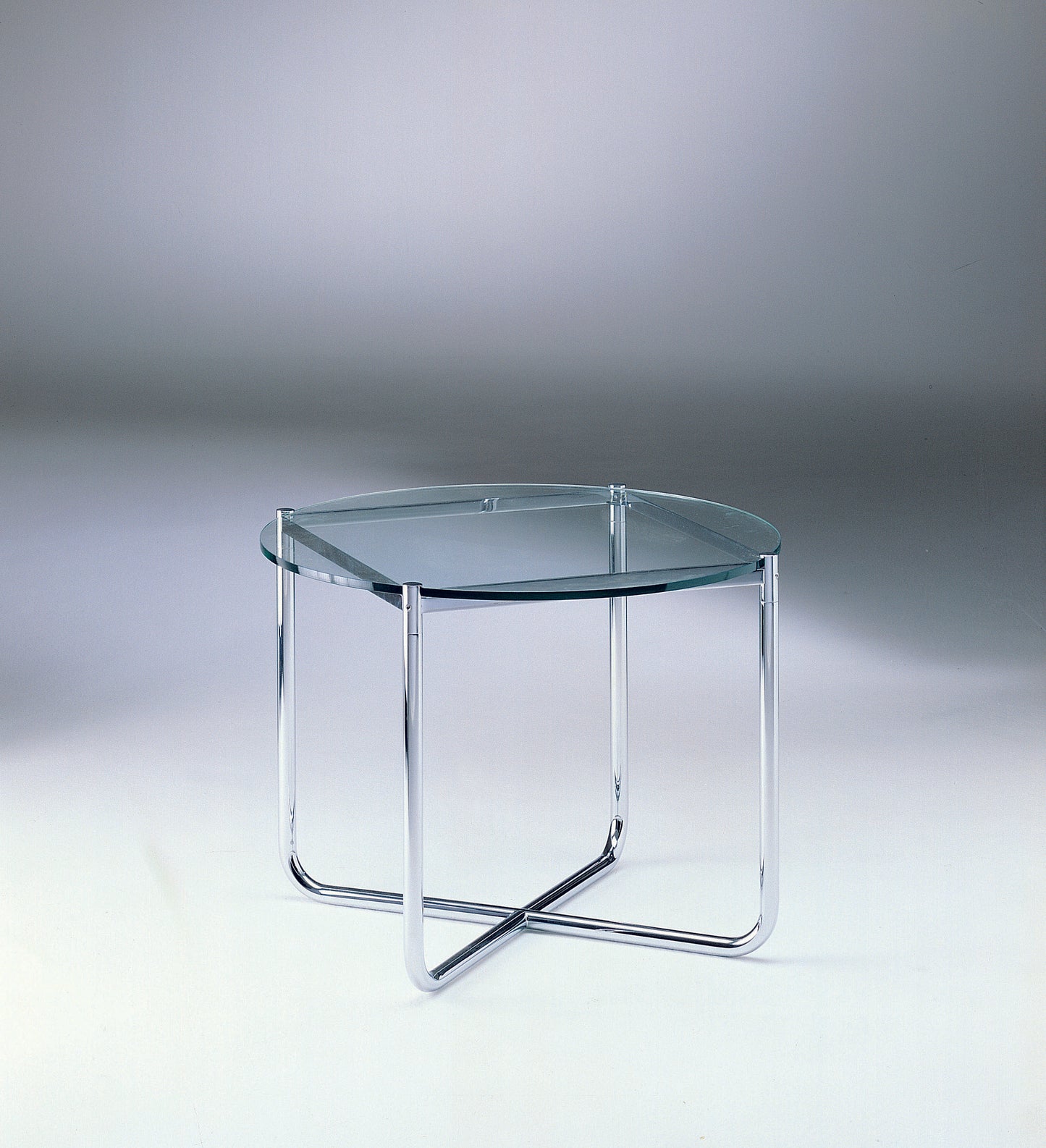 Round Glass Table by Mies Van Der Rohe | Urban Architecture Masterworks Collection