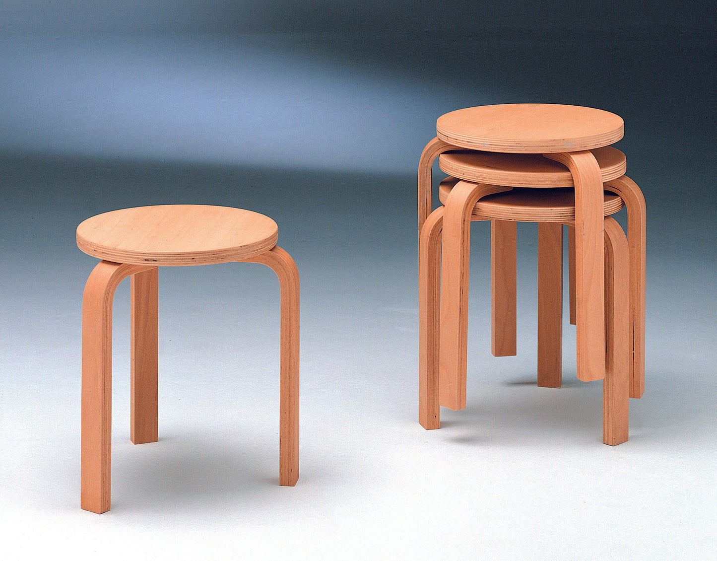 Beechwood Barstool by Alvar Aalto | Urban Architecture Masterworks Collection