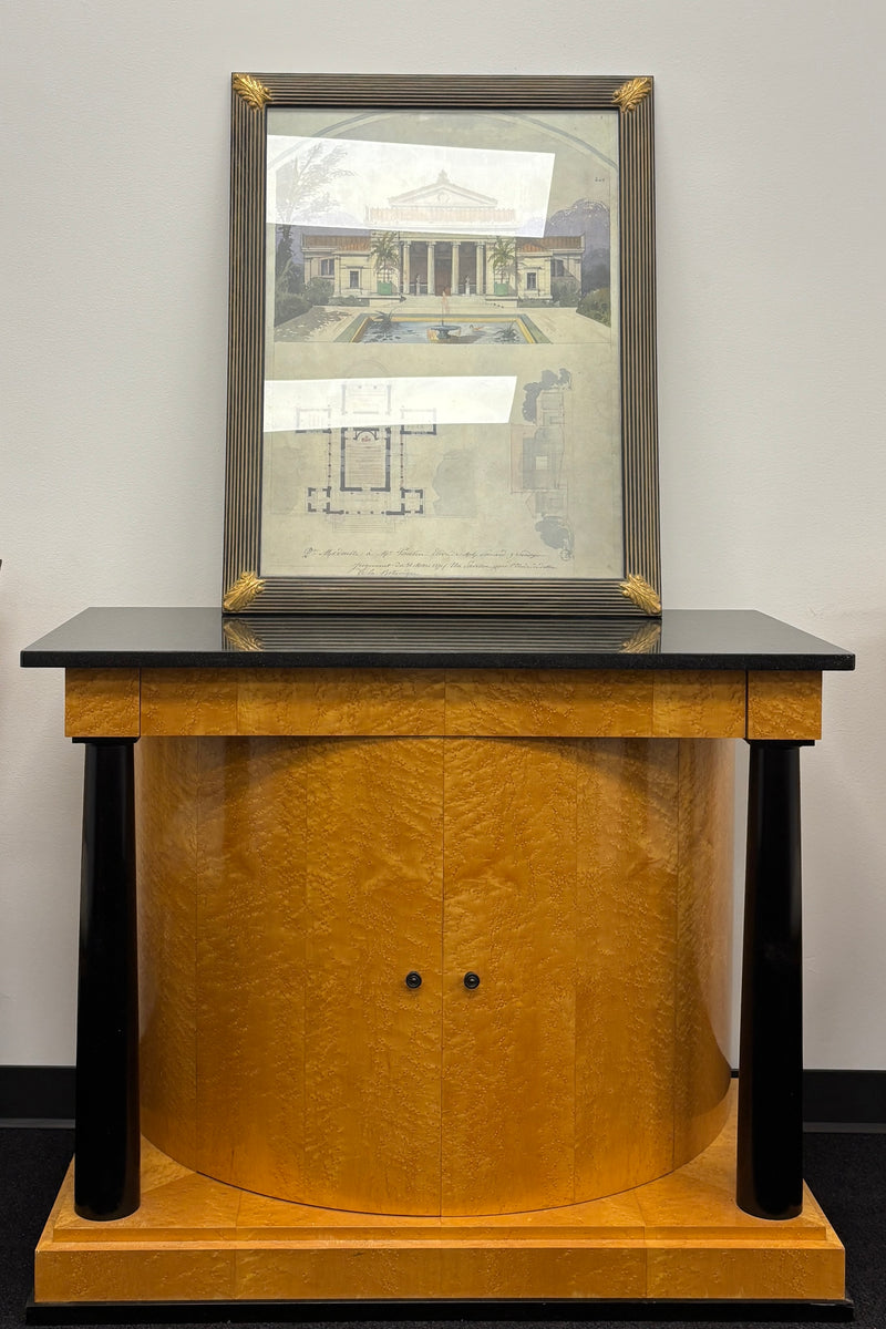 Bird's Eye Maple Demilune by Michael Graves for Craftwood Products
