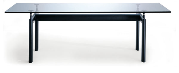 Steel Glass Table by Le Corbusier