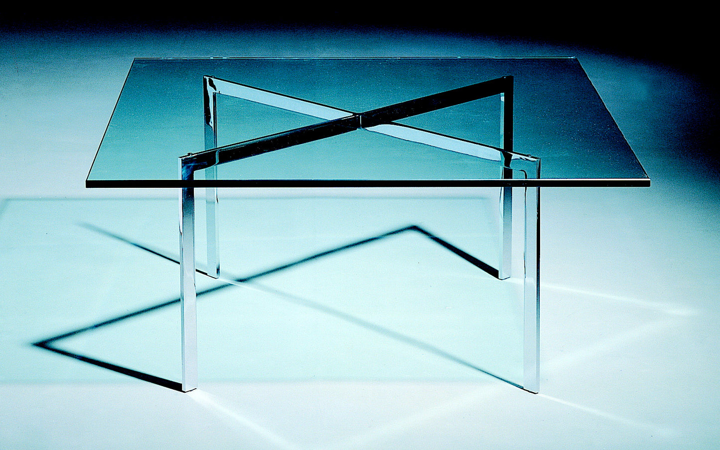 Square Glass Table by Mies Van Der Rohe | Urban Architecture Masterworks Collection