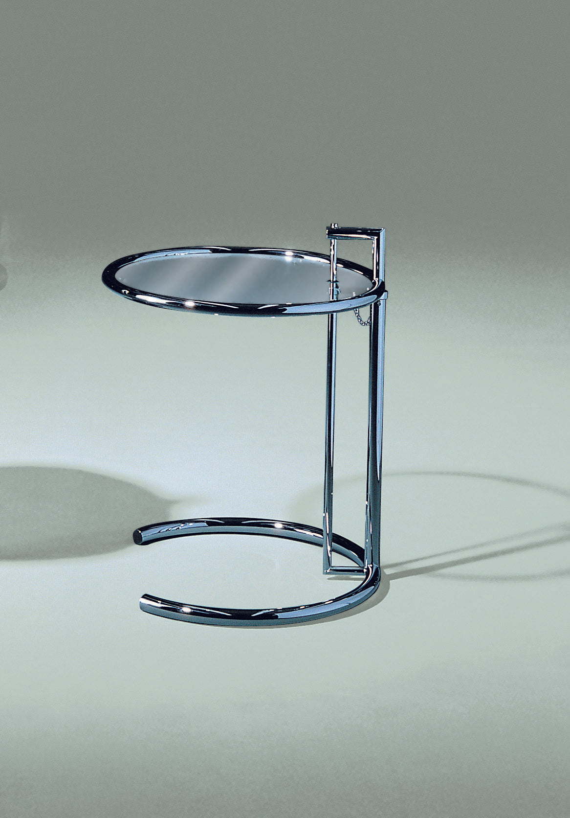 Chrome Glass Table by Eileen Gray | Urban Architecture Masterworks Collection