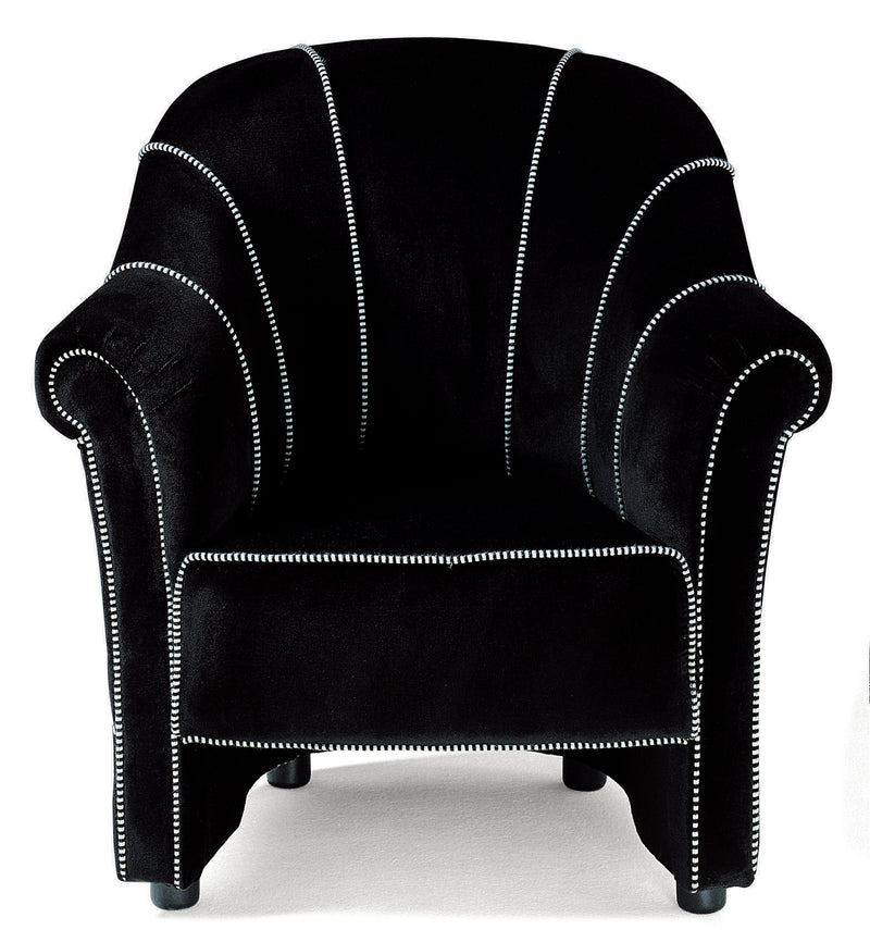 Velvet Club Armchair & Sofa by Josef Hoffmann