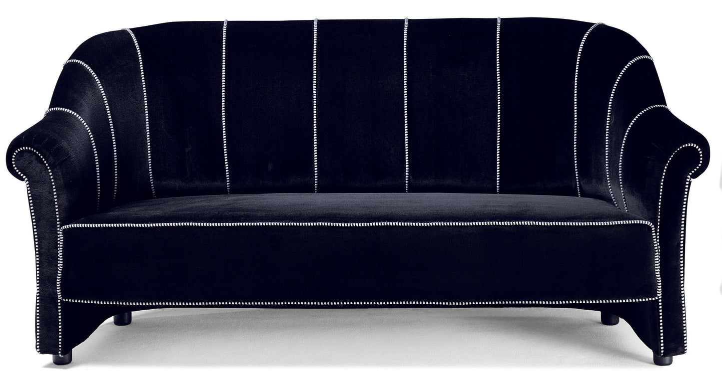 Velvet Club Sofa 88 by Josef Hoffmann