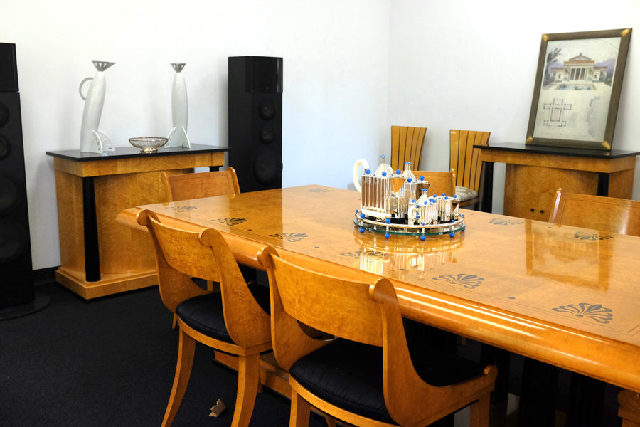 Dining Table & Six Chairs by Michael Graves for Craftwood Products