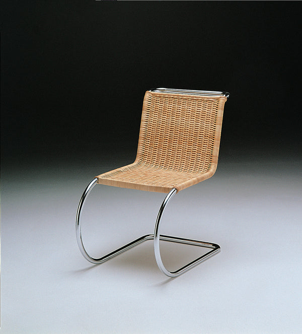 Curved Straw Armchair by Mies Van Der Rohe