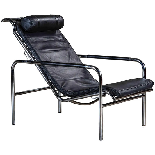 "Genni" Armchair With Footstool by Gabriele Mucchi