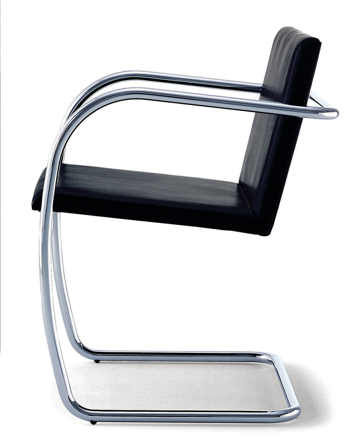 Chrome & Leather Armchair 20 by Mies Van Der Rohe