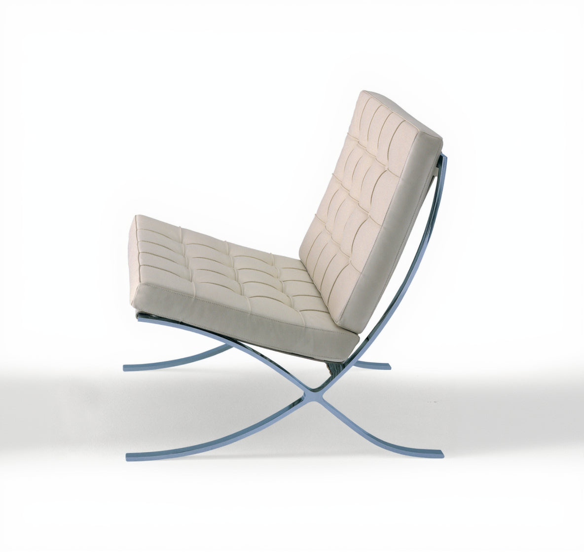 Barcelona Chair and Footstool by Mies Van Der Rohe