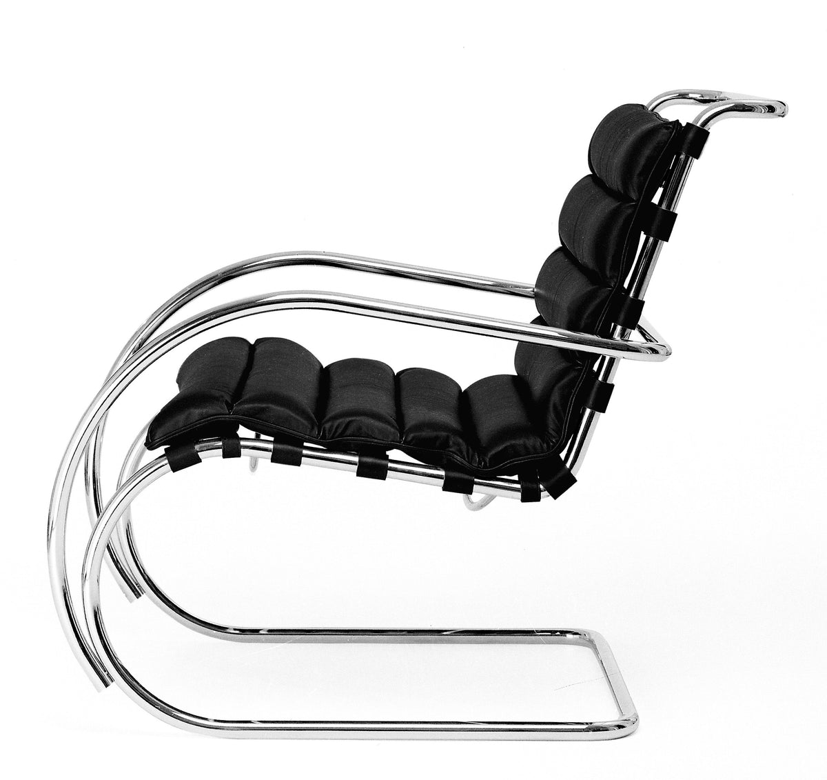 Chrome & Leather Armchair 27 by Mies Van Der Rohe