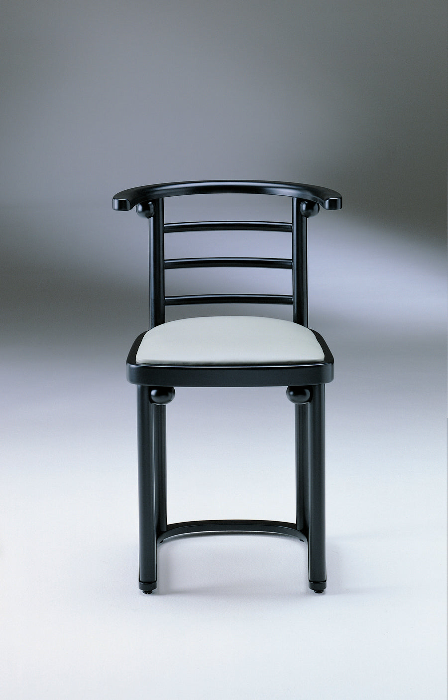 Lacquered Wood Armchair · Slatted