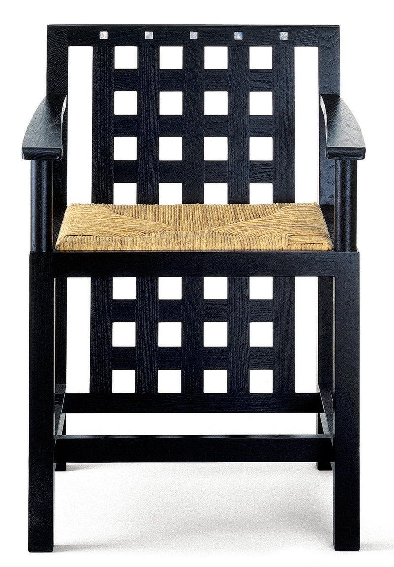 Lacquered Wood Armchair by Charles Mackintosh