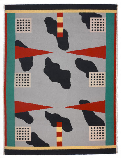 California | Wool Carpet by Nathalie Du Pasquier for MEMPHIS Srl