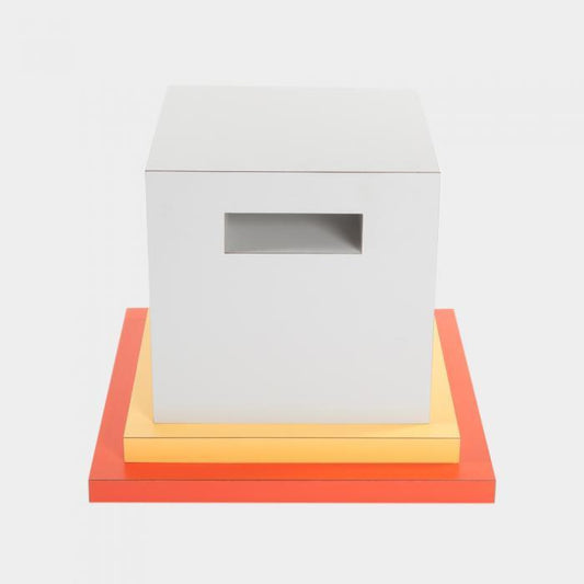 Cream | End Table by Ettore Sottsass for MEMPHIS Srl