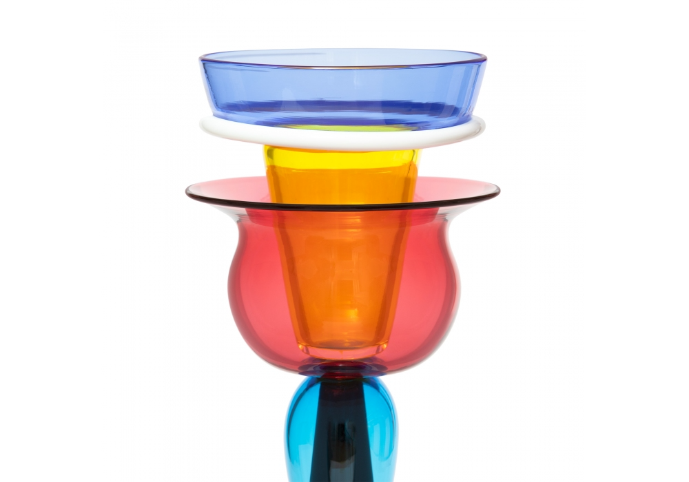 Imera | Glass Vase by Ettore Sottsass for MEMPHIS Srl