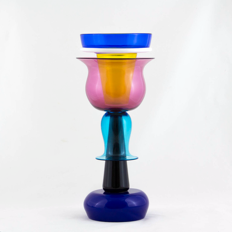 Imera | Glass Vase by Ettore Sottsass for MEMPHIS Srl