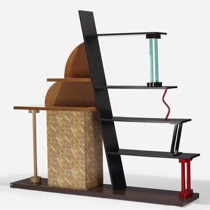 Malabar | Bookcase by Ettore Sottsass for MEMPHIS Srl