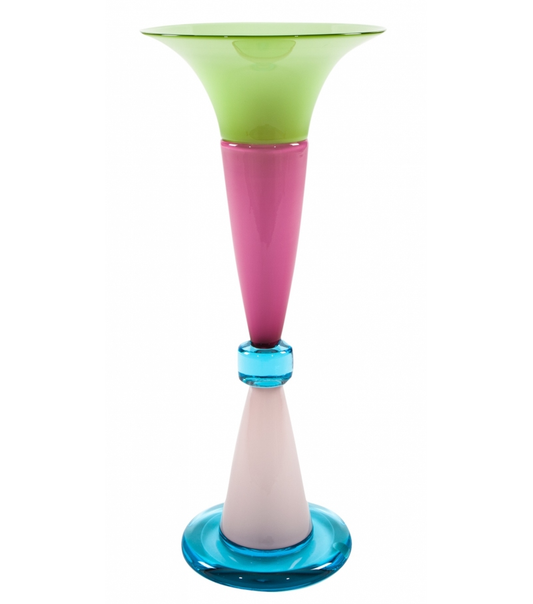 Pasifila | Glass Vase by Ettore Sottsass for MEMPHIS Srl