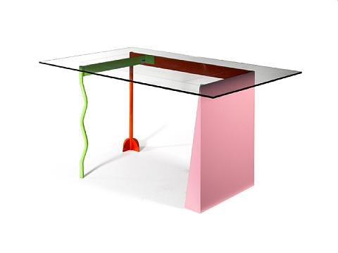 Peninsula | Table by Peter Shire for MEMPHIS Srl